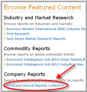 ProQuest_Company_Reports