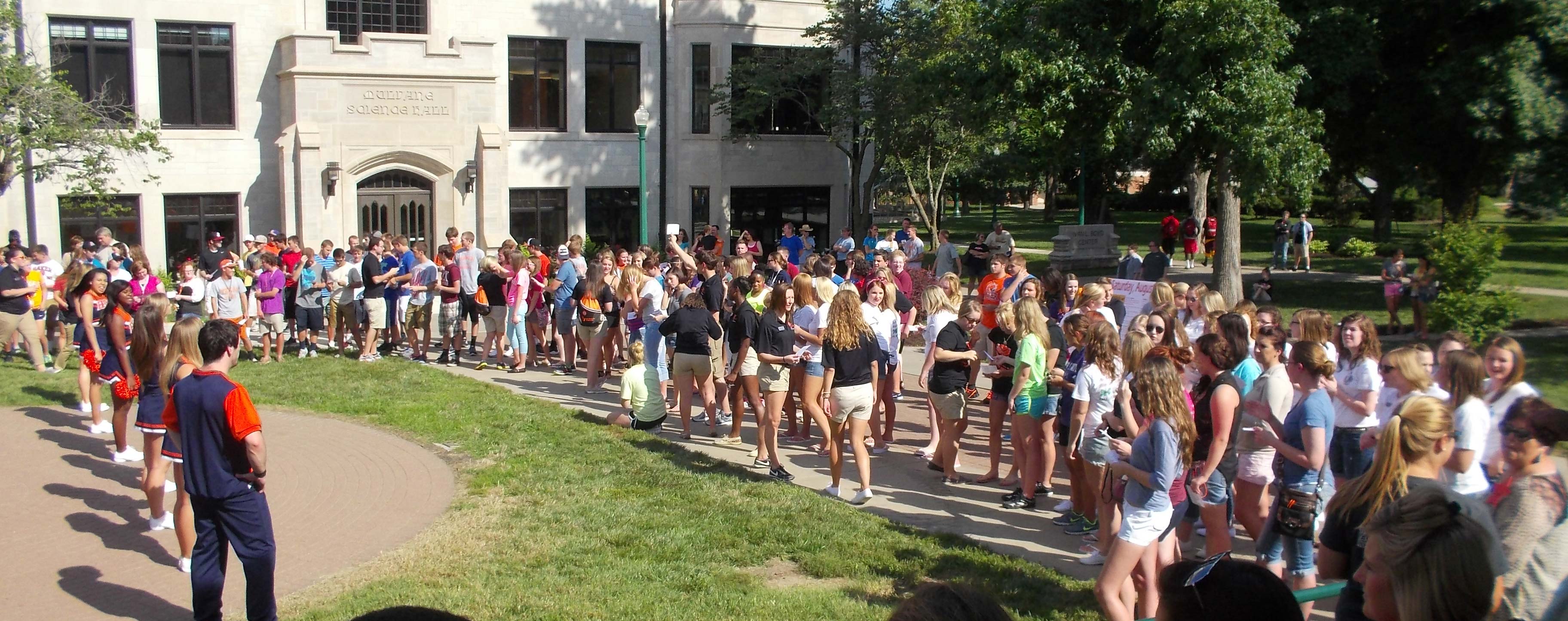 Welcome Week introduces new students to Baker's traditions. Welcome Week introduces new students to Baker's traditions.