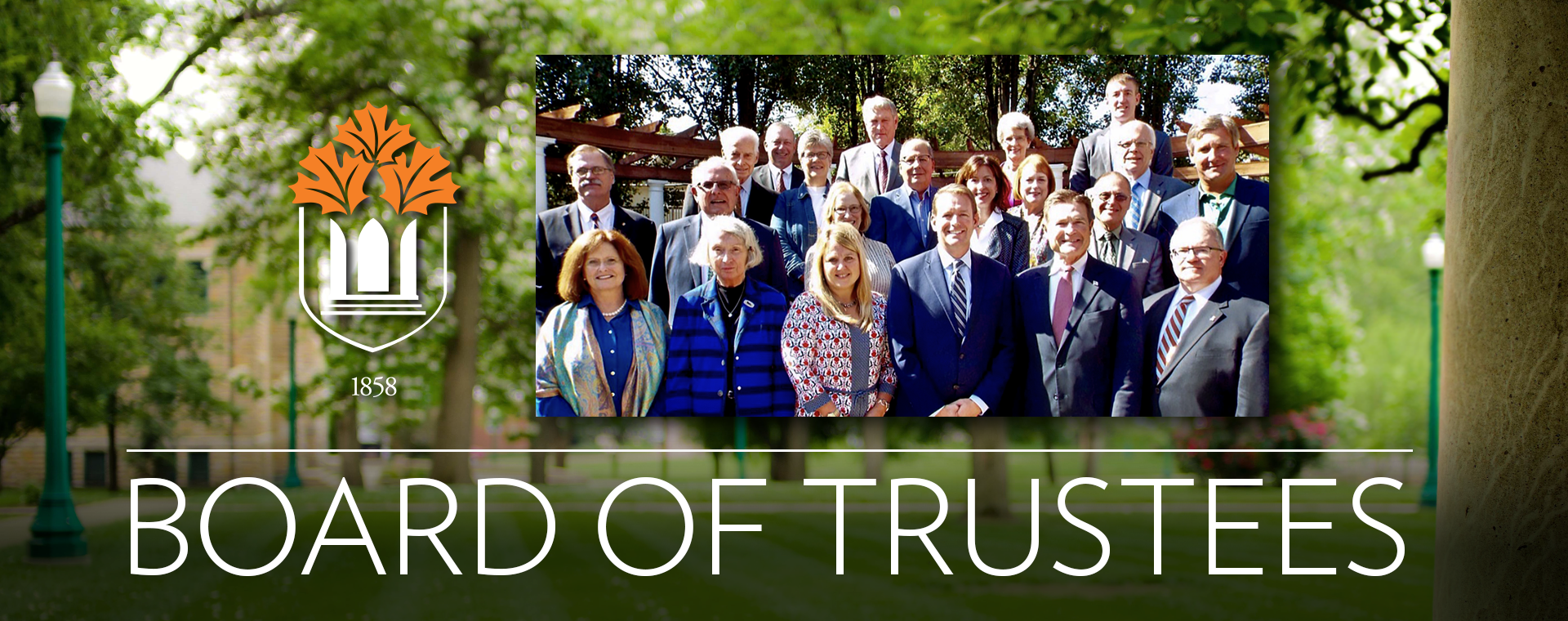 Board of Trustees at Baker University in Baldwin City, KS