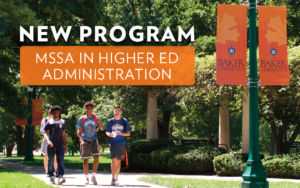 Baker University launches online master’s degree in student affairs in higher education