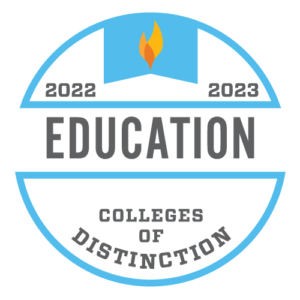 Colleges of Distinction Education for 2022-2023