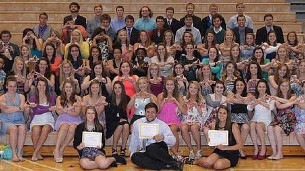 2015 Greek students with their awards