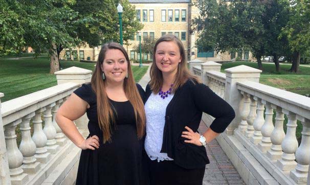 Photo of the two recipients of Teachers of Promise award