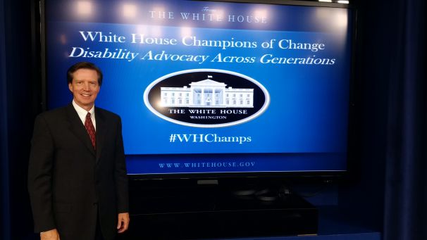 Photo of Mike Ellis at White House Champions of Change event