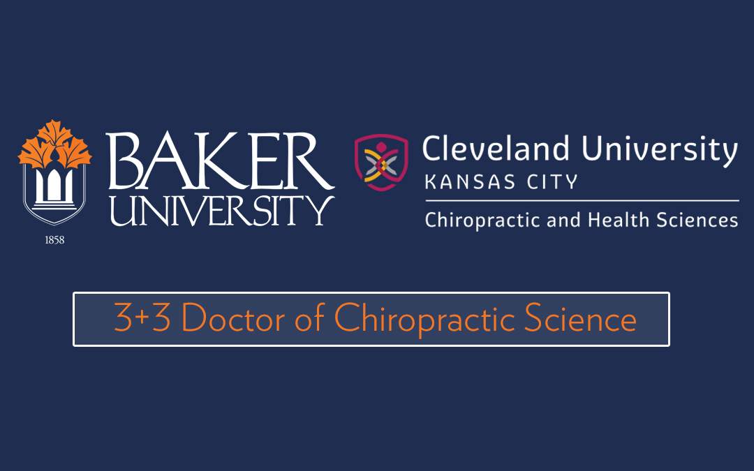 Baker University & Cleveland University 3+3 partnership graphic