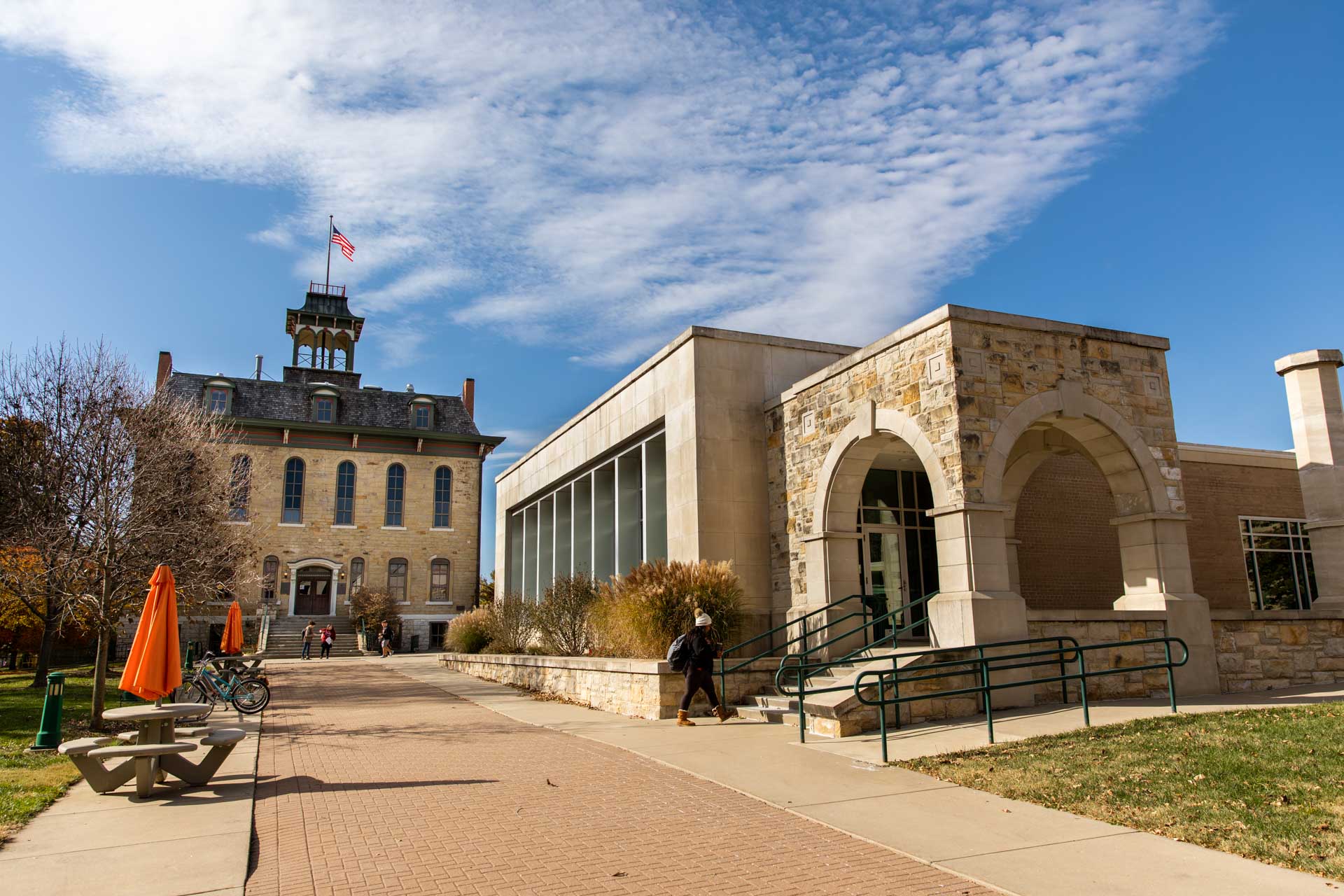 Parmenter hall and long student center