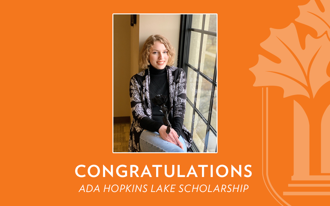 Congratulations to Sidney Alaimo for the ADA Hopkins Lake Scholarship