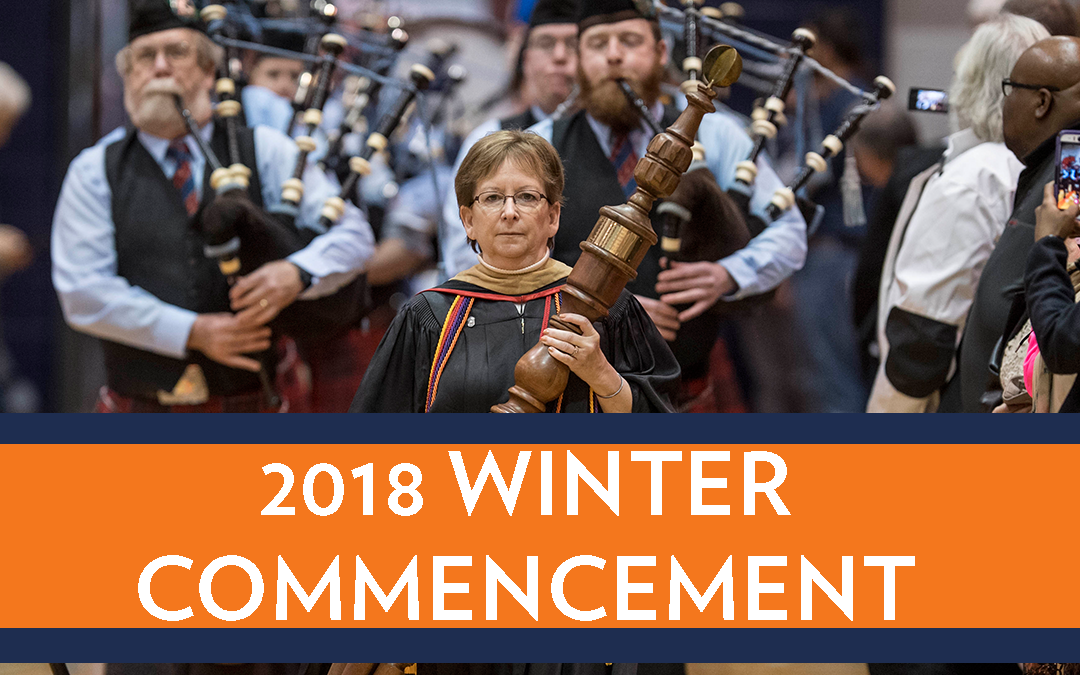 2018 winter commencement banner