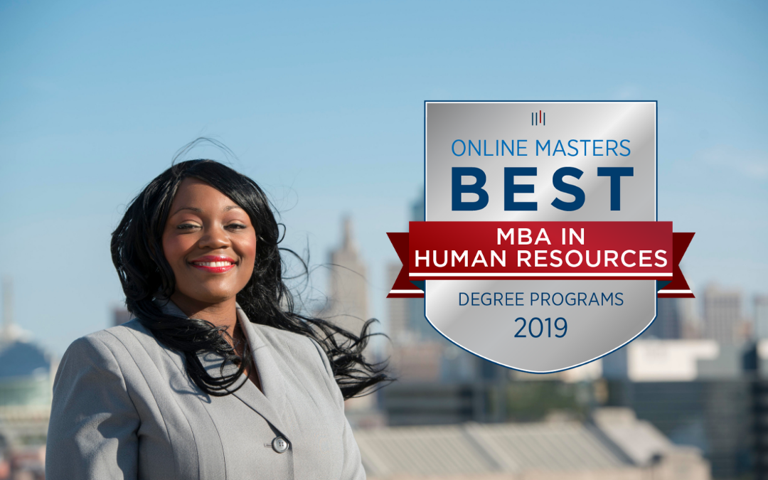 Online masters best degree programs , MBA in human resources 2019 graphic