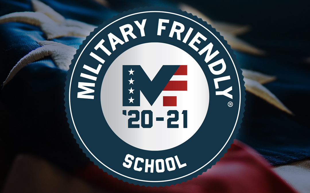 Military Friendly School '20-'21 badge
