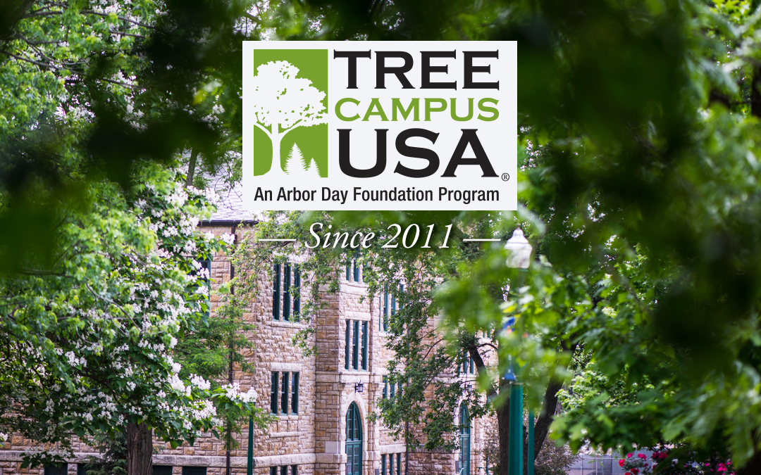 Baker's tree-filled campus has been designated a Tree Campus USA since 2011