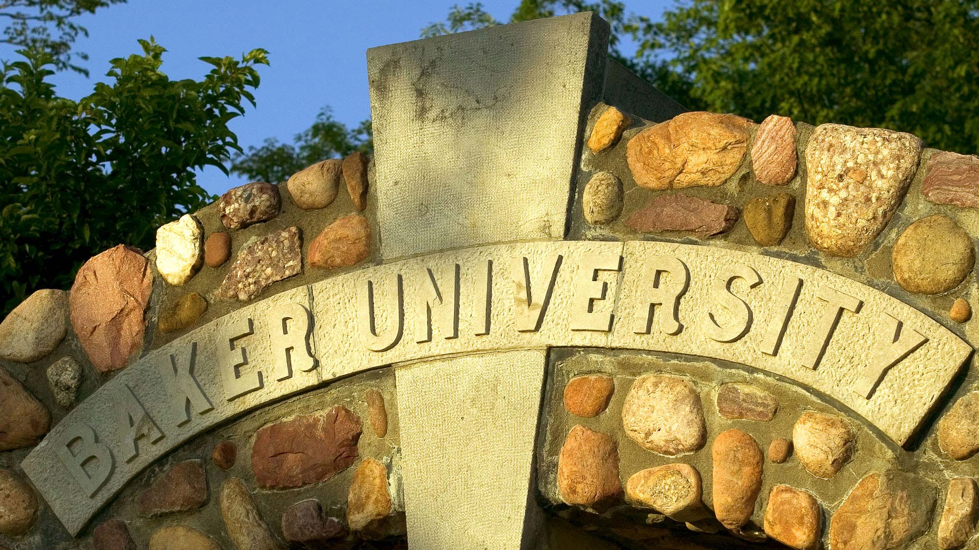 Baker University stone arch