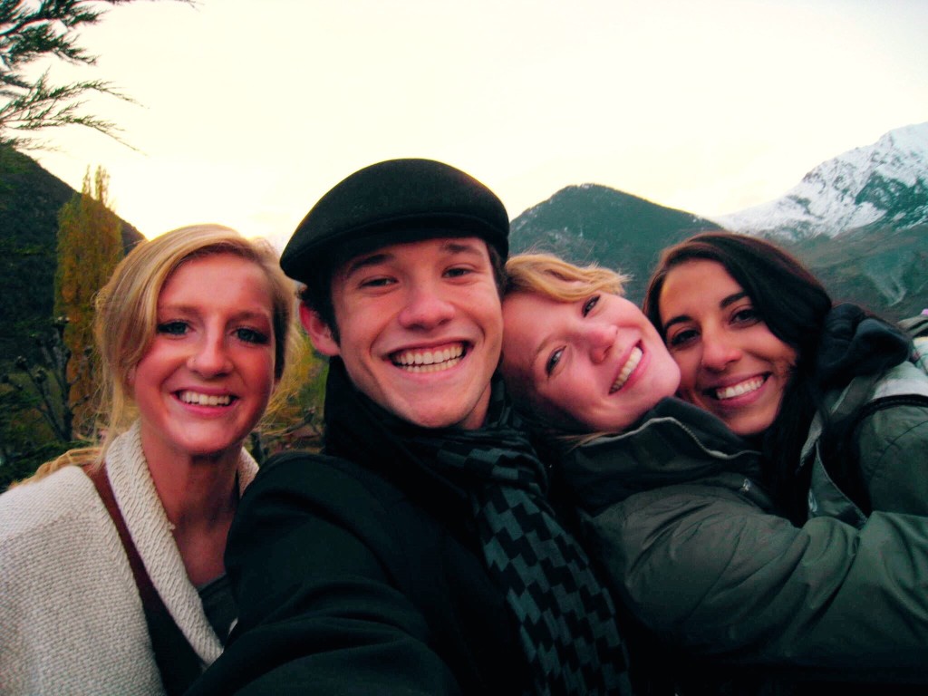 Study Abroad Students Smiling for photo