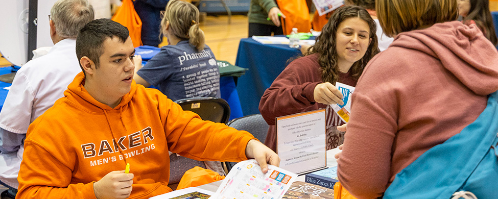 Wellness fair in Baldwin City.