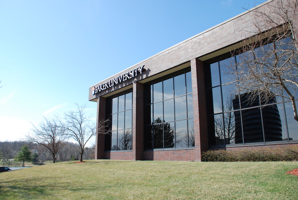 exterior of the Baker University Overland Park office building