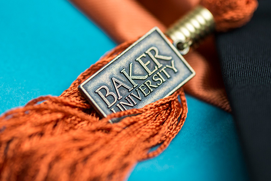 Tassel on graduation cap
