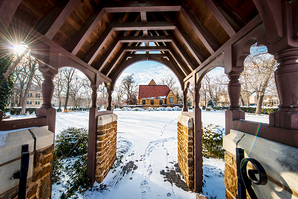 Chapel with Snow