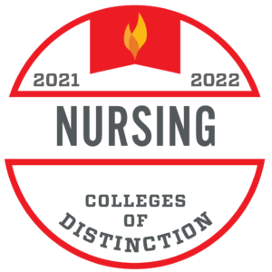 2021-2022 Colleges of Distinction Nursing badge