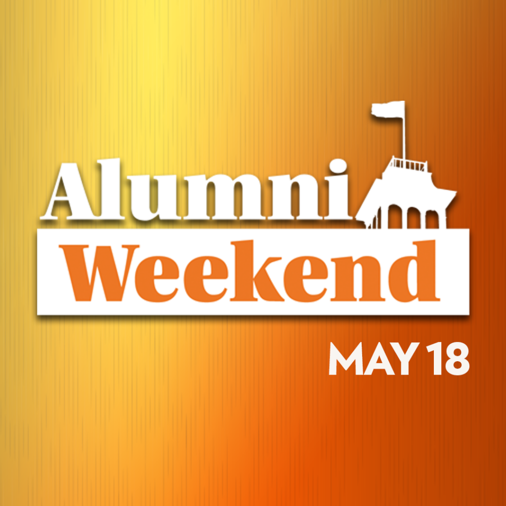 alumni weekend banner May 18