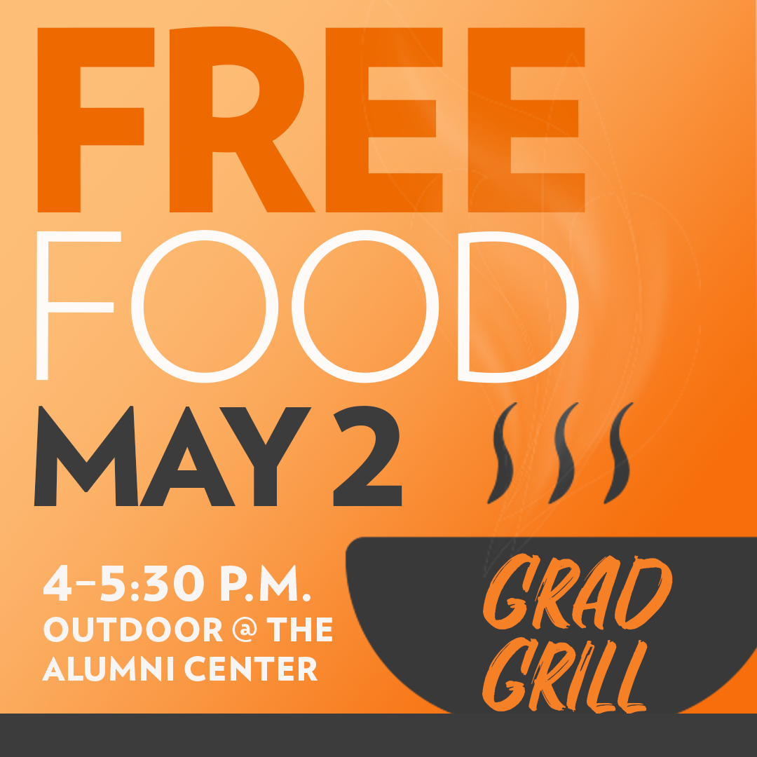 graphic of free food May 2