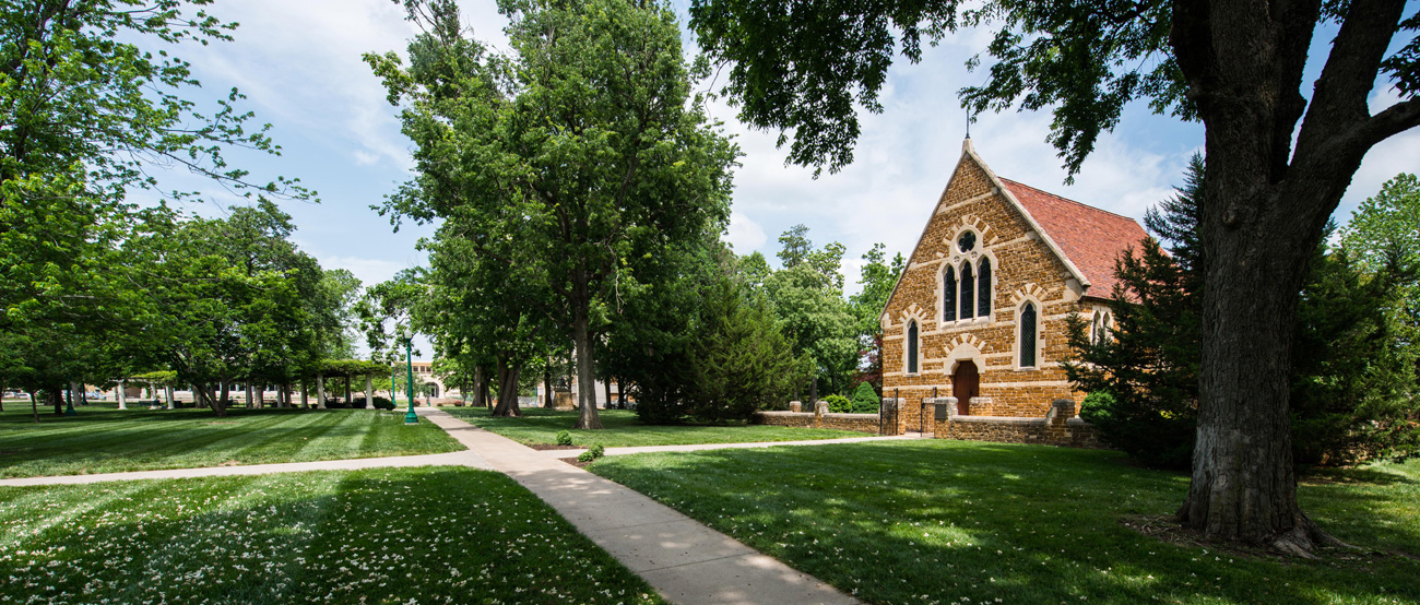Chapel during spring